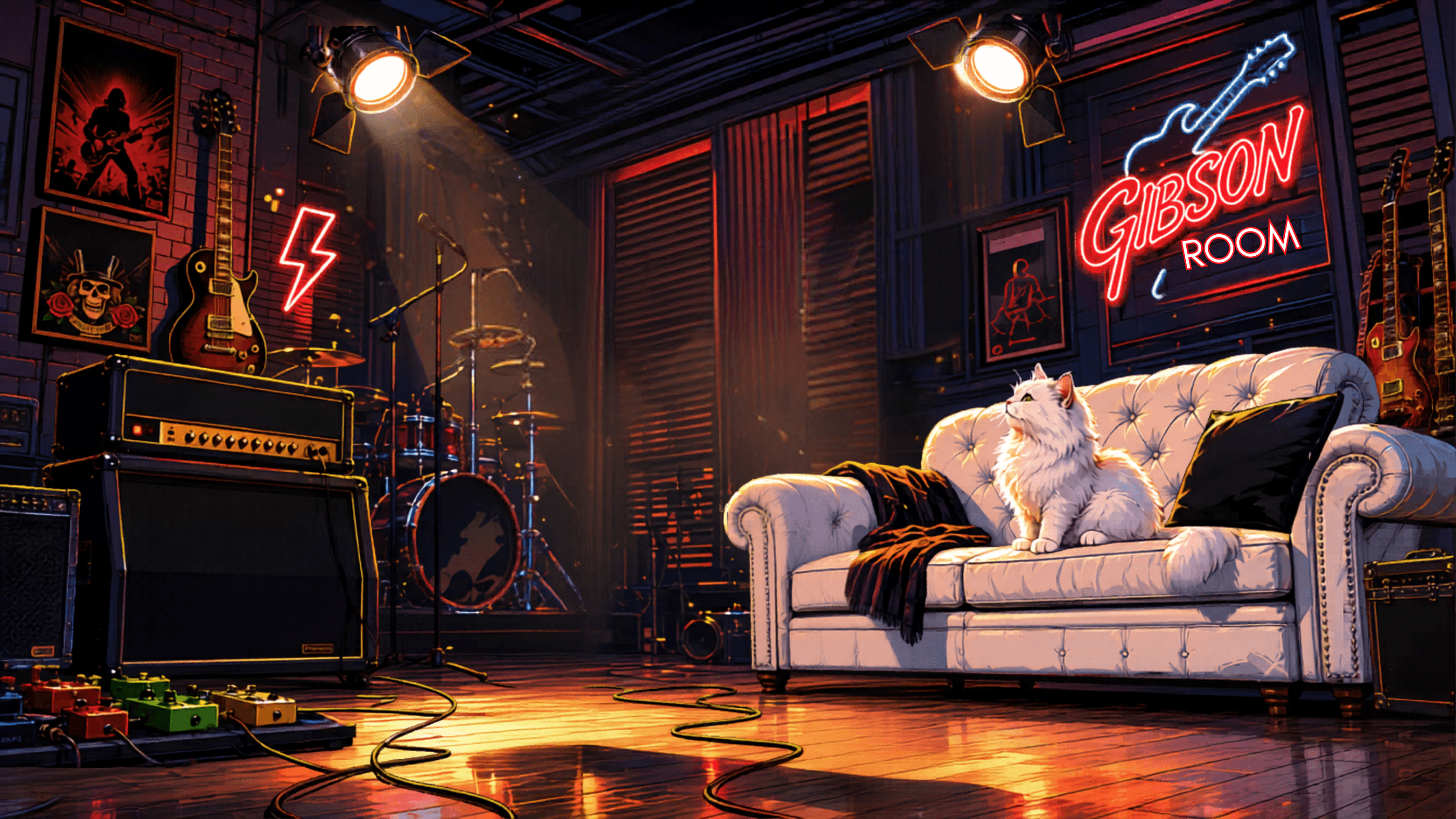 The Gibson Room background